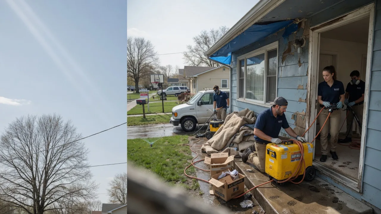 Basement Flood Cleanup in Farmington, MI near me